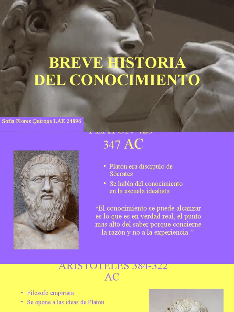 Evolución del Conocimiento a través de la Historia | PDF | Empirismo ...