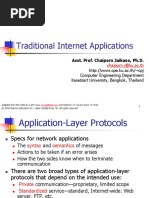 Traditional Internet Applications: Asst. Prof. Chaiporn Jaikaeo, PH.D