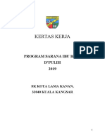 Contoh Kertas Kerja Sarana Ibu Bapa Murid Pemulihan Khas