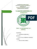 Esquema de Trabajo de Investigación Formativa 1