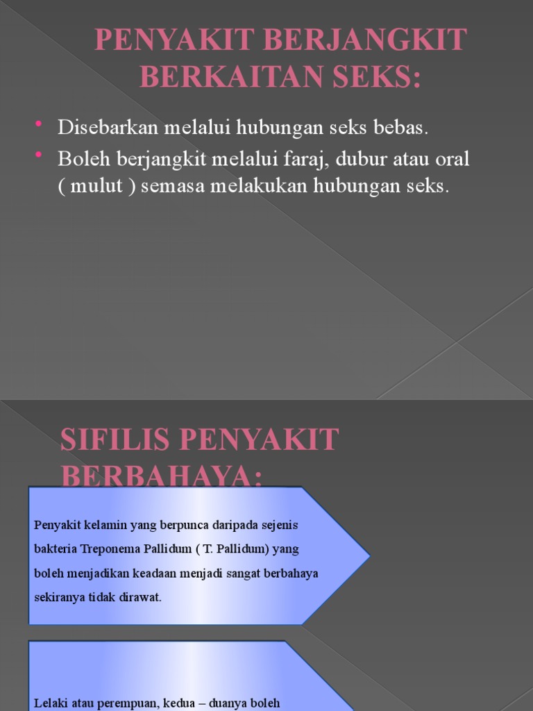 Penyakit Berjangkit Berkaitan Seks Pptx