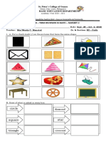 Math Nursery 2 First Mid - Term Reviever