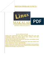 MAKALAH SISTEM OPERASI Linux