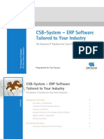 CSB-System ERP Brochure