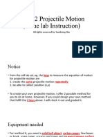 Lab O2 Projectile Motion (Home Lab Instruction) : All Rights Reserved by Yunsheng Qiu