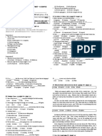 II. Vocabulary & Idioms 單字片語題 30% (每題 2 分)