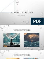 Would You Rather: Bible Edition