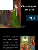 Clasificación del arte