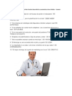 B. Utilizando El Decálogo de Peter Drucker Desarrolle Las Características de Un Médico - Gerente Según Su Criterio