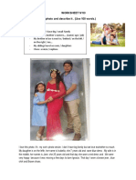 Worksheet N°03 1.-Scan Your Family Photo and Describe It - (Use 100 Words.)