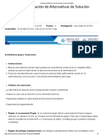 Actividad Identificación de Alternativas de Solución (20%) PDF