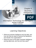 Information Technology For Managers: Business Intelligence and Big Data