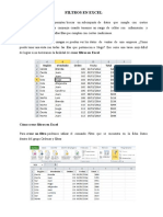 Filtros en Excel