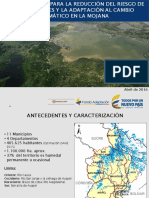 Plan de Acción para La Reducción Del Riesgo de Inundaciones Y La Adaptación Al Cambio Climático en La Mojana