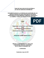 Documentación Evidencia de Auditoría.