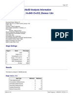 Settle3D Analysis Information R-10 - 14+940-15+910 - Drenes-1.8m