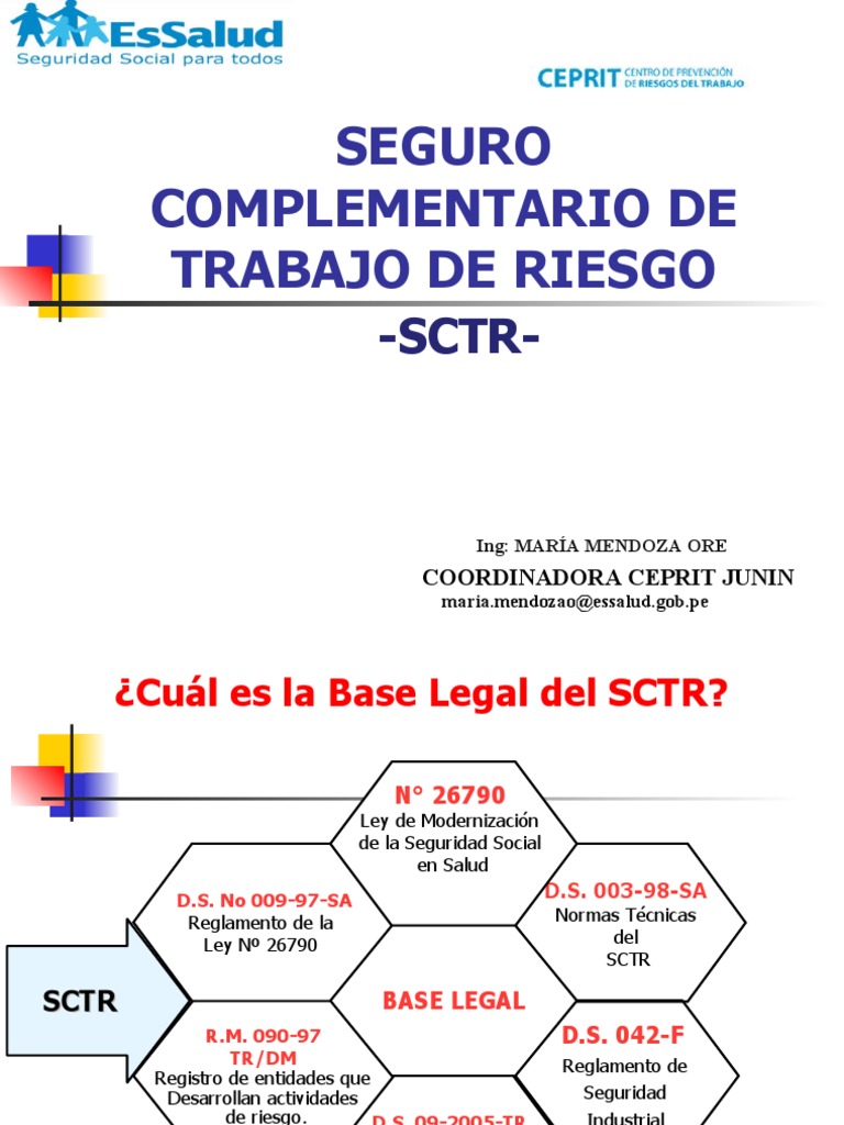 7.2 SCTR - Ley | PDF | Seguridad y salud ocupacional | Business