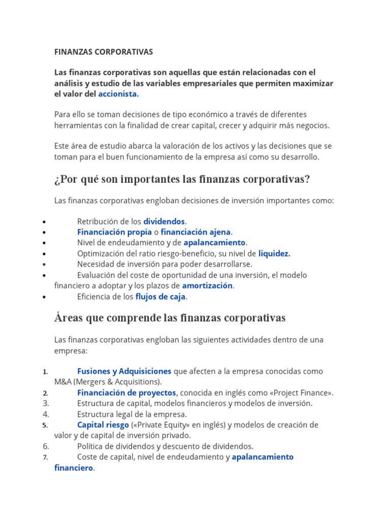Finanzas Corporativas y Mercado de Valores | PDF | Bolsa de Valores ...
