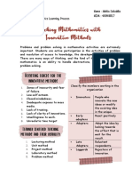 Individual Task Meeting 4 Mathematics Learning Process