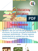 Lenguaje.textos Literarios y Noliterarios 2° Básico