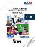 MAPEH (Arts) : Quarter 1 - Module 1: Modern Arts: Impressionism