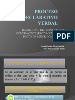 Proceso Resolución Del Contrato de Compraventa