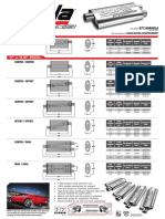 Borla ProXS Muffler Wall Chart