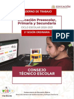 Cuaderno de trabajo para la 1a sesión ordinaria de técnicos escolares