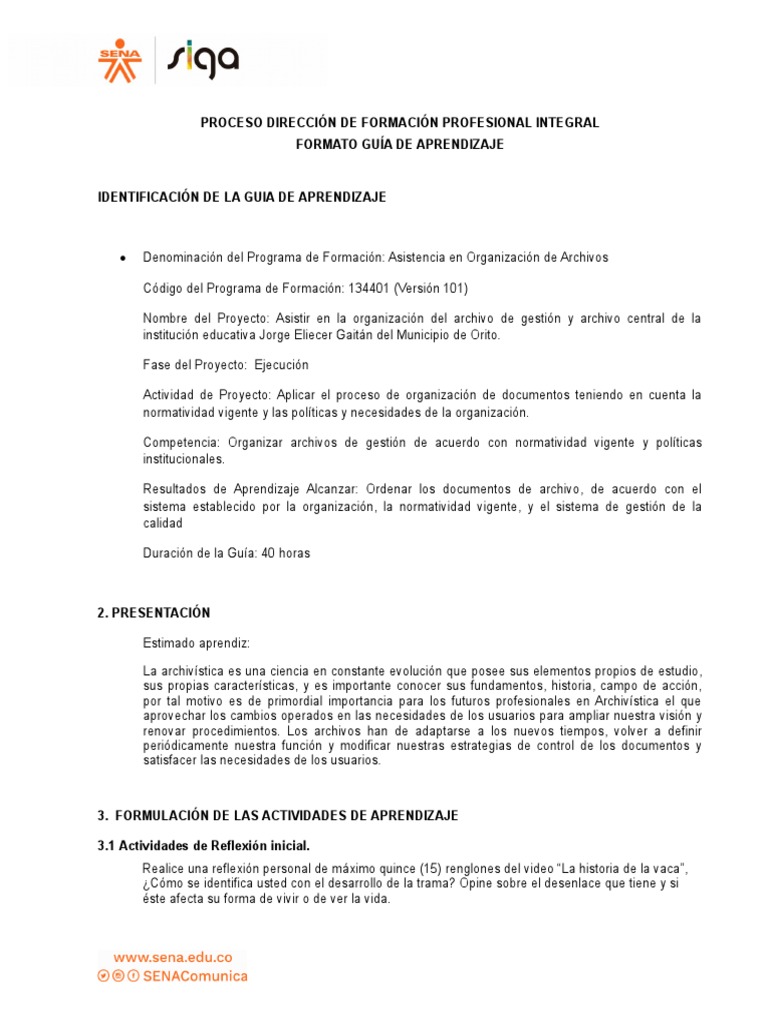 Gfpi-F-019 Guia de Aprendizaje | PDF | Archivo de computadora | Aprendizaje