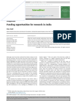 Funding Opportunities For Research in India: Sciencedirect