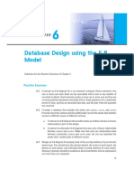 Database Design Using The E-R Model: Practice Exercises