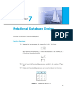 Relational Database Design: Practice Exercises