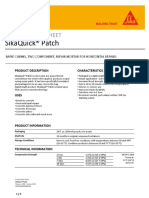 Sikaquick® Patch: Product Data Sheet