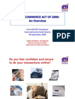 E-Commerce Act of 2000