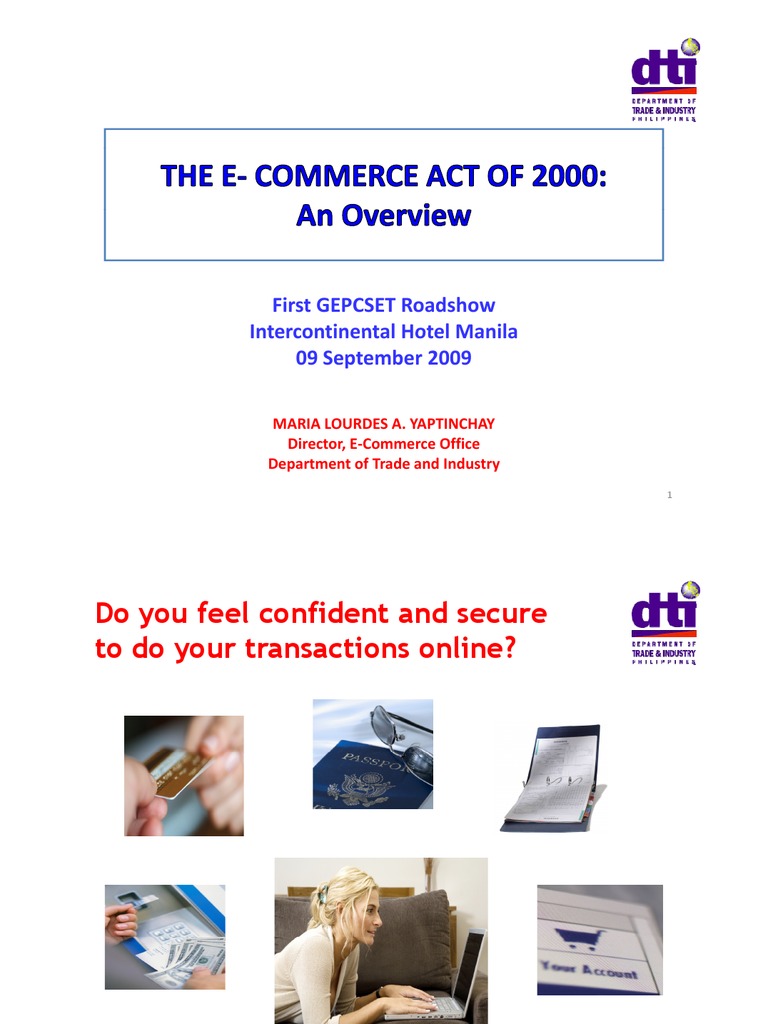 Act of 2000 PDF E Commerce Government