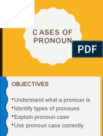 Cases of Pronoun