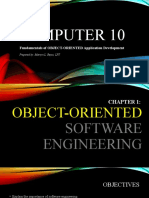 Computer 10: Fundamentals of OBJECT-ORIENTED Application Development