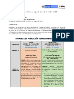PROPUESTA DE FORMACIÓN SEMANA INSTITUCIONAL - OCTUBRE