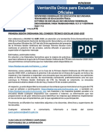 Ventanilla Única para Escuelas Oficiales No.030 01.10.2020