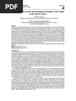 Fatigue Analysis of Steel Jacket Platform in Shallow Water Depth in The Gulf of Guinea