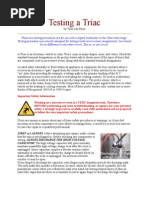 Download testing a triac by tenison  SN4787430 doc pdf