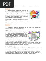 Lesson 1: Policies and Issues On Internet and Implications To Teaching and Learning