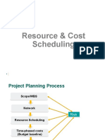 4-Scheduling Resources & Costs