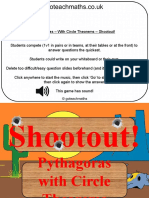 Pythagoras With Circle Theorems Shootout