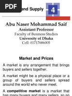 Demand and Supply: Abu Naser Mohammad Saif