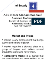 Demand and Supply: Abu Naser Mohammad Saif