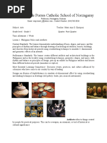 Philippine Relics and Artifacts