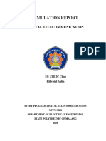 Simulation Report: Digital Telecommunication