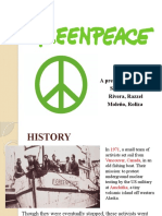 Greenpeace's history and mission