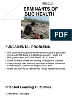 Determinants of Public Health